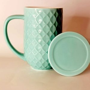David's Tea Nordic Fresh Mint Moroccan Weave Mug